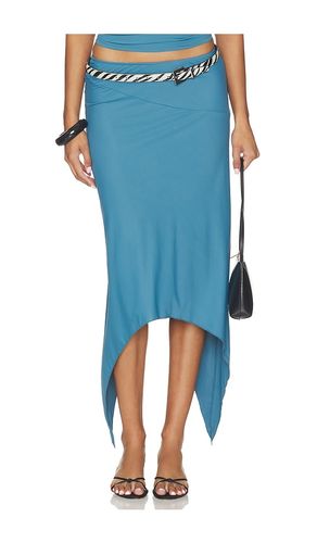 Trophy Midi Skirt in Blue. - size M (also in S, XS, XXS) - LIONESS - Modalova