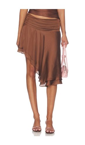Legacy Midi Skirt in Chocolate. - size M (also in S, XS, XXS) - LIONESS - Modalova