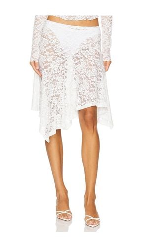 Hamptons Midi Skirt in White. - size L (also in XL, XXL, XXS) - LIONESS - Modalova