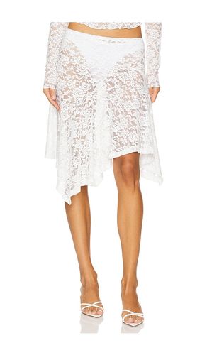 Hamptons Midi Skirt in White. - size L (also in XL, XXS) - LIONESS - Modalova