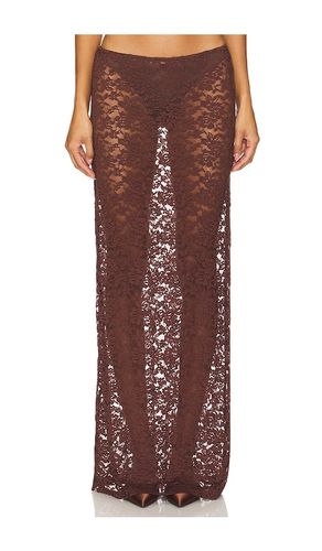 Black Swan Lace Maxi in Brown. - size M (also in S, XS) - LIONESS - Modalova