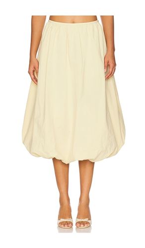 Intuition Bubble Midi Skirt in Lemon. - size L (also in M, S, XXS) - LIONESS - Modalova