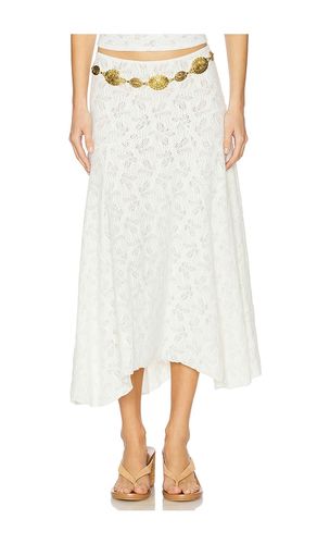 Tidal Midi Skirt in White. - size L (also in XL, XS) - LIONESS - Modalova