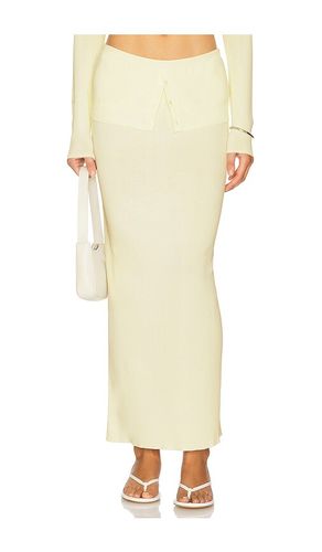 Amour Maxi Skirt in Lemon. - size L (also in M, S, XL, XS) - LIONESS - Modalova