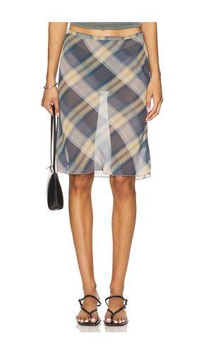 Shoreline Midi Skirt in Blue. - size M (also in S, XS) - LIONESS - Modalova