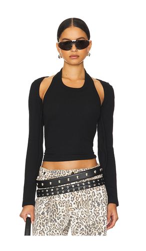 Sculpted Long Sleeve Tank in Black. - size L (also in M, XS, XXL, XXS) - LIONESS - Modalova