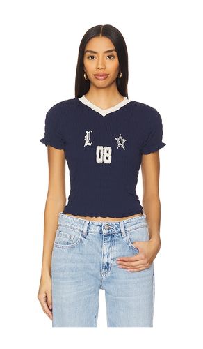 Scrunched Spectate Top in Navy. - size L (also in M, S, XL, XS) - LIONESS - Modalova