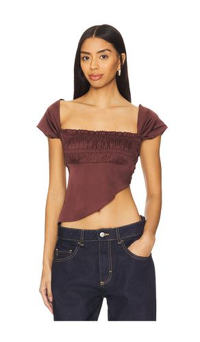 District top en color marrón talla L en - Brown. Talla L (también en M, S, XL, XS) - LIONESS - Modalova