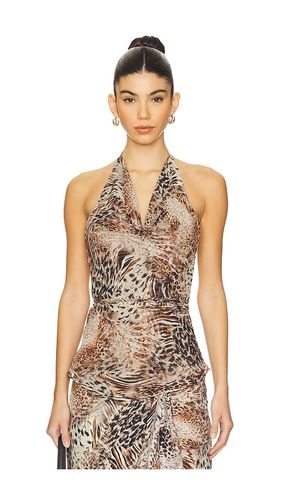 Top halter banks en color marrón talla M en - Brown. Talla M (también en S, XS, XXS) - LIONESS - Modalova