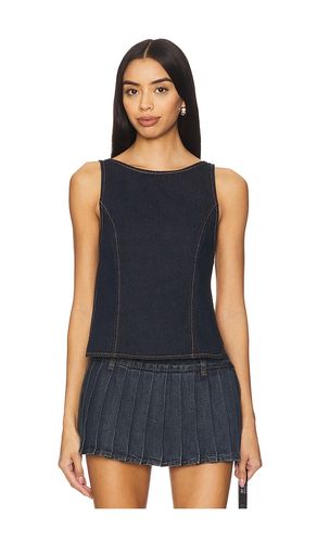 Rider Backless Top in Blue. - size L (also in M, S, XL) - LIONESS - Modalova