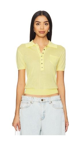 Untamed Short Sleeve Top in Lemon. - size L (also in M, S, XL, XS, XXS) - LIONESS - Modalova