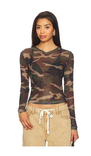 The Boulevard Mesh Top in Green. - size L (also in M, S, XS, XXS) - LIONESS - Modalova