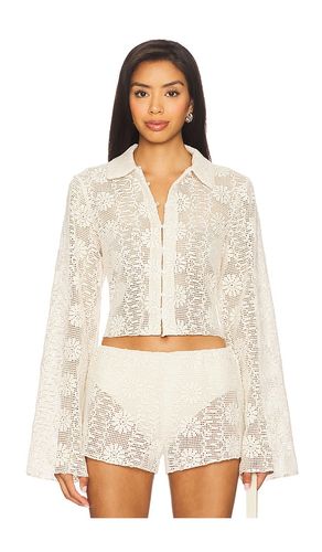 Babydoll Top in Cream. - size L (also in M, S, XL, XS, XXL, XXS) - LIONESS - Modalova