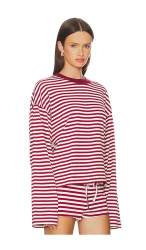 Bloom Long Sleeve Top in Wine. - size M (also in XL, XS) - LIONESS - Modalova