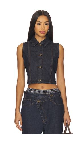 Bella Crop Top in Blue. - size L (also in M, S, XL, XS, XXS) - LIONESS - Modalova