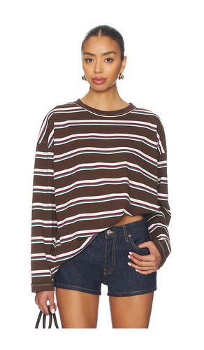 Horizon Long Sleeve Top in Chocolate. - size S (also in XXS, XS, M, L) - LIONESS - Modalova