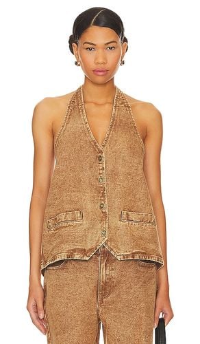 Hills Halter Top in Brown. - size L (also in M, S, XL) - LIONESS - Modalova