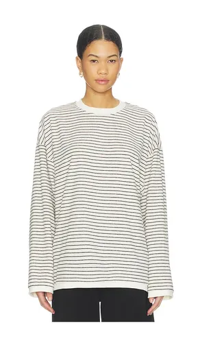 Cheri Long Sleeve Top in Cream,Black. - size XL (also in XXL) - LIONESS - Modalova
