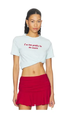 Too Pretty Tee in Baby Blue. - size S (also in XS, M) - LIONESS - Modalova