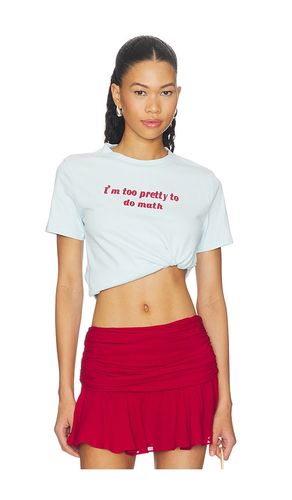 Too Pretty Tee in Baby Blue. - size S (also in XS, XXS) - LIONESS - Modalova