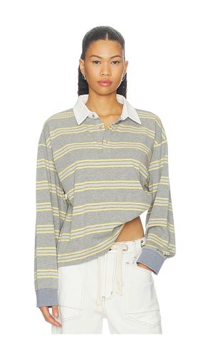 X REVOLVE Countryside Jersey Polo in Grey. - size L (also in M, S) - LIONESS - Modalova