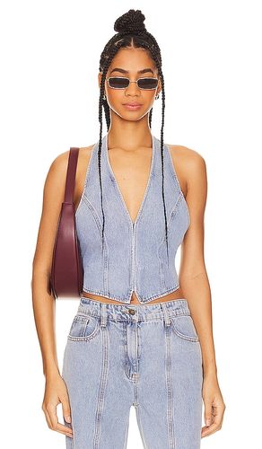 Je Suis Halter Top in Blue. - size L (also in M, XL) - LIONESS - Modalova