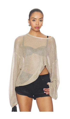 Bloom Long Sleeve Top in Metallic . - size M (also in S, XS, XXS) - LIONESS - Modalova