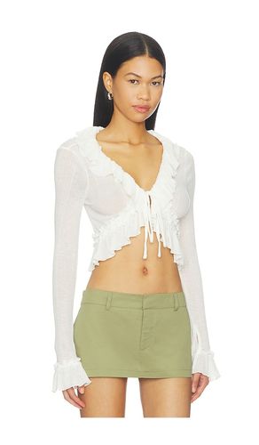 Venice Long Sleeve Top in White. - size L (also in M) - LIONESS - Modalova