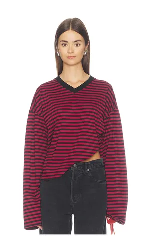 Bloom V Long Sleeve Top in Red. - size L (also in M, S, XL, XS, XXS) - LIONESS - Modalova