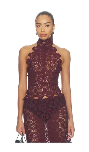 Trophy Lace Halter Top in . Size L. Also in S - LIONESS - Modalova