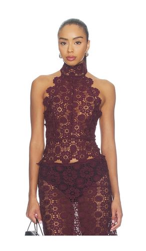 Trophy Lace Halter Top in . - size L (also in XXL) - LIONESS - Modalova