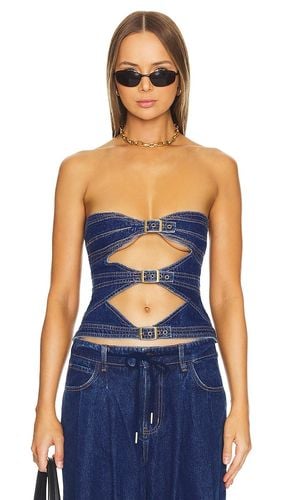 Buckle Corset in Denim-Dark. - size L (also in M, S, XL, XXL) - LIONESS - Modalova