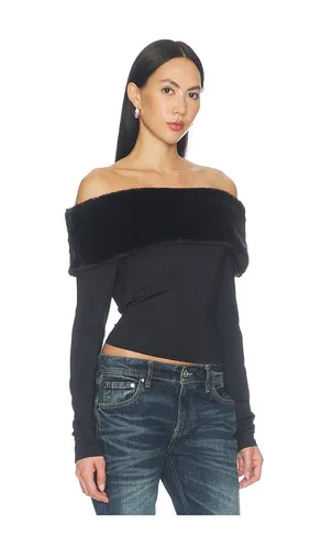 Waldorf Off Shoulder Top in Black. - size XXS (also in XS, S, M, L, XL) - LIONESS - Modalova
