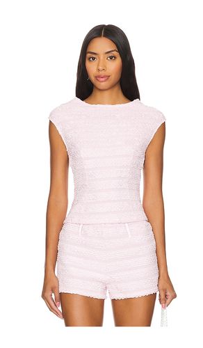 Uno Tie Top in Pink. - size L (also in M, S, XL) - LIONESS - Modalova