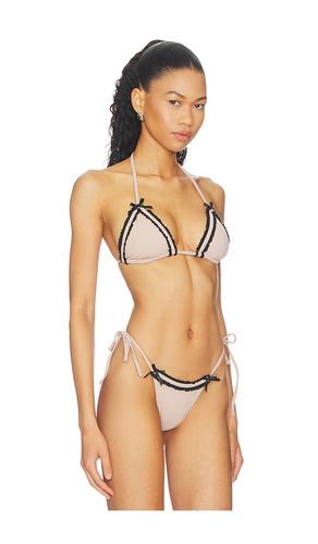 X REVOLVE Azuri Bikini Top in Tan. - size L (also in M, S, XS, XXS) - LIONESS - Modalova