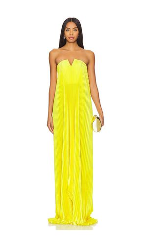 Vestido largo black tie en color amarillo talla 10/M en - Yellow. Talla 10/M (también en 12/L, 6/XS, 8/S) - L'IDEE - Modalova