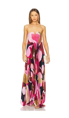 X REVOLVE Black Tie Gown in Pink. - size 10/M (also in 8/S) - L'IDEE - Modalova