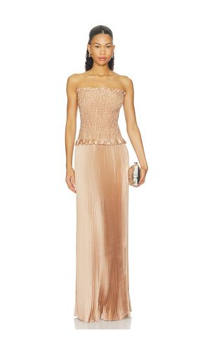 Maya Gown in Neutral. - size 10/M (also in 12/L, 6/XS, 8/S) - L'IDEE - Modalova