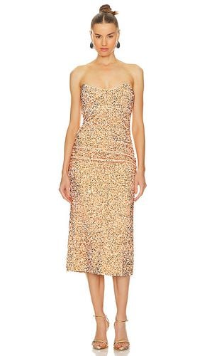 Natalina Dress in Metallic Copper. - size 0 (also in 00, 2) - LIKELY - Modalova