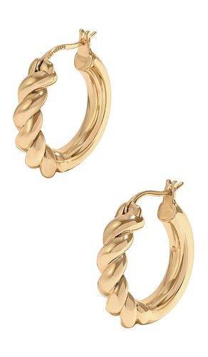 Small lilou earring en color oro metálico talla all en - Metallic Gold. Talla all - Lili Claspe - Modalova