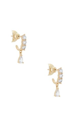 Hilary pear dangles in color metallic size all - Lili Claspe - Modalova