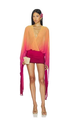 Taylor Ombre Mini Dress in Orange. - size S (also in XL) - LOBA - Modalova