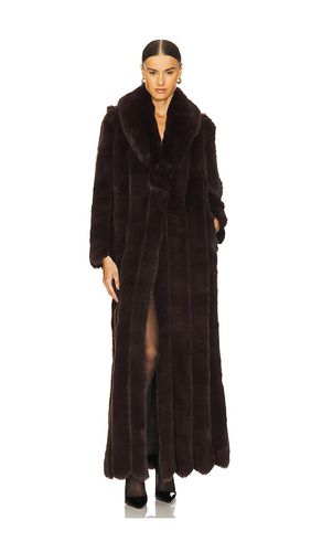 Luciana Faux Fur Maxi Coat in . - size L (also in M, S) - LOBA - Modalova