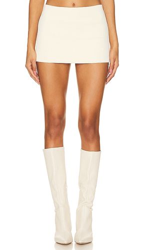 Anabella Faux Leather Micro Skirt in White. - size L (also in S) - LOBA - Modalova