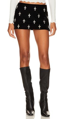 Antonia Embellished Mini Skirt in . - size L (also in M, S, XL, XS) - LOBA - Modalova