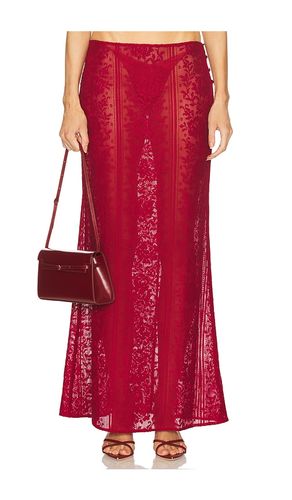 Laura Maxi Skirt in Burgundy. - size L (also in M, S, XL, XS) - LOBA - Modalova