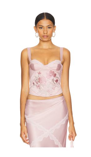 Roselie Embroidered Bustier in . - size L (also in XL) - LOBA - Modalova