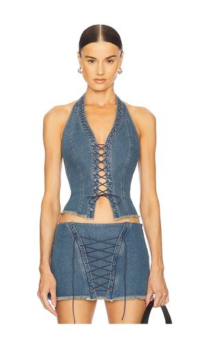 Selma Top in Blue. - size XL (also in XS, XXS) - LOBA - Modalova