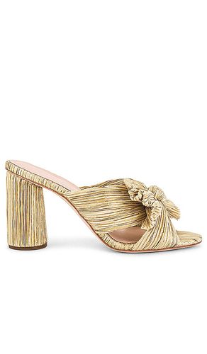 Penny High Heel Pleated Knot Slide in Metallic . - size 6.5 (also in 7, 7.5) - Loeffler Randall - Modalova