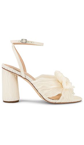 Camellia Pleated Bow Heel in White. - size 10 (also in 6, 6.5, 7, 7.5, 8, 8.5, 9, 9.5) - Loeffler Randall - Modalova